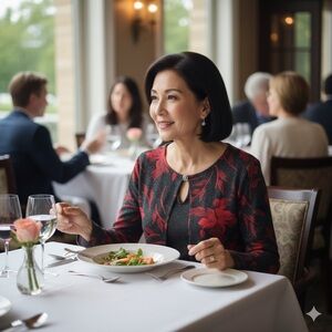 C.D. Petites Women's Floral Cardigan and Top Attached Set Size Petite X-Large